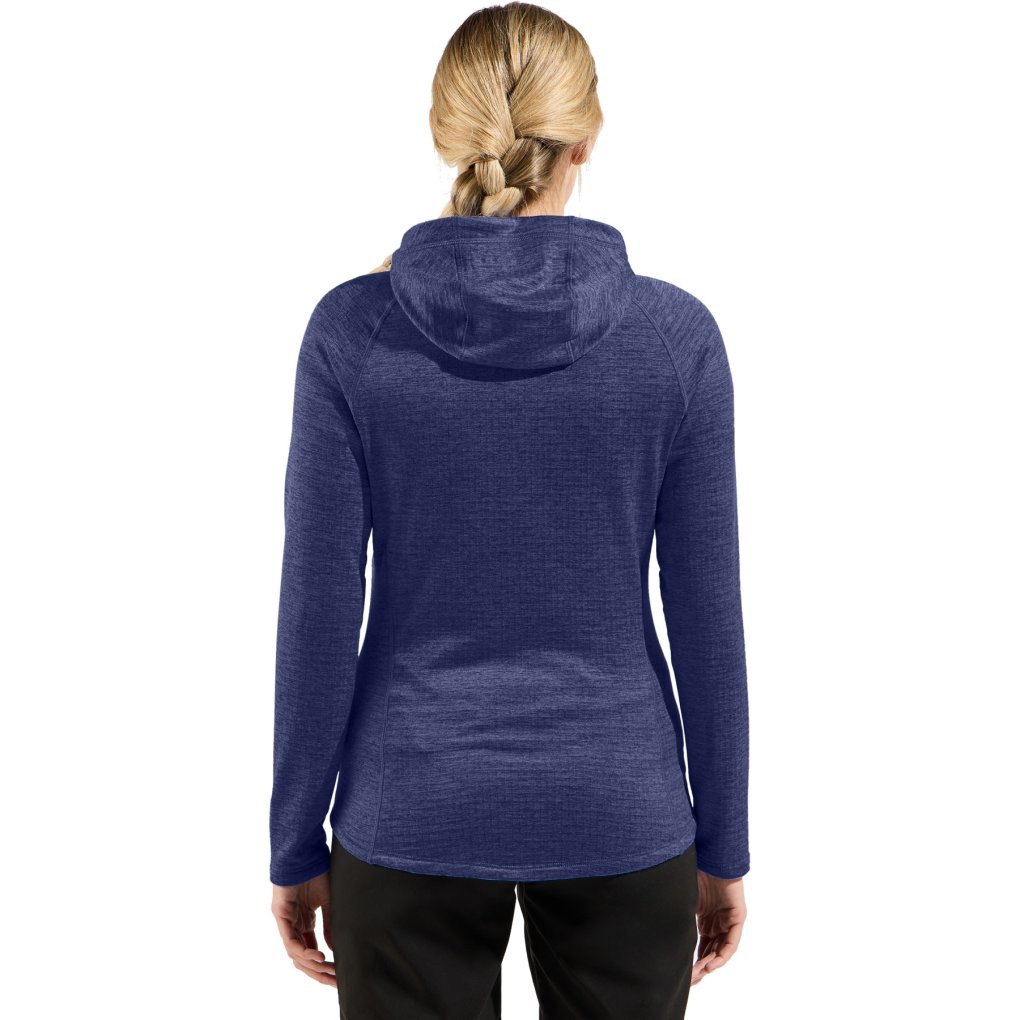 Odlo Tencia Mid Layer Hoody Jacket Women - skipper blue melange