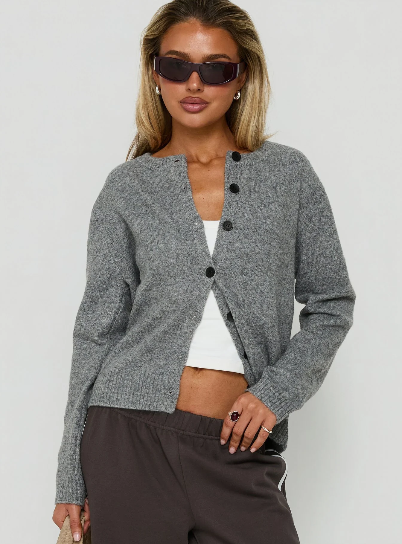Better Than Fiction Cardigan Grey