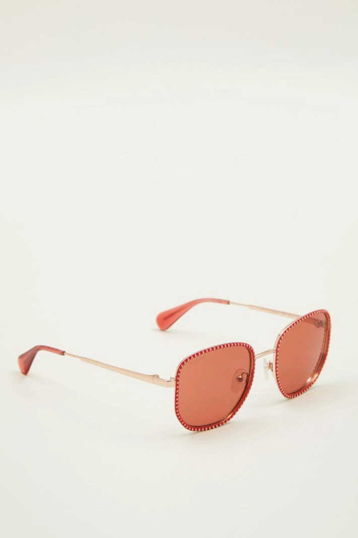 Studded sunglasses - PINK