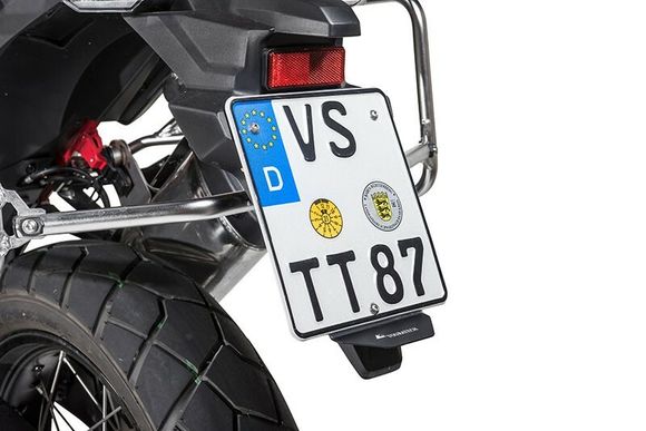 Anodized Touratech Bavette license plate holderRef: Trt01210A / 01-632-5000-0