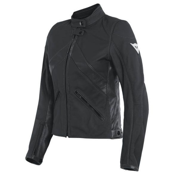 Dainese SANTA MONICA LADY Motorcycle Jacket - BlackRef: DN1791