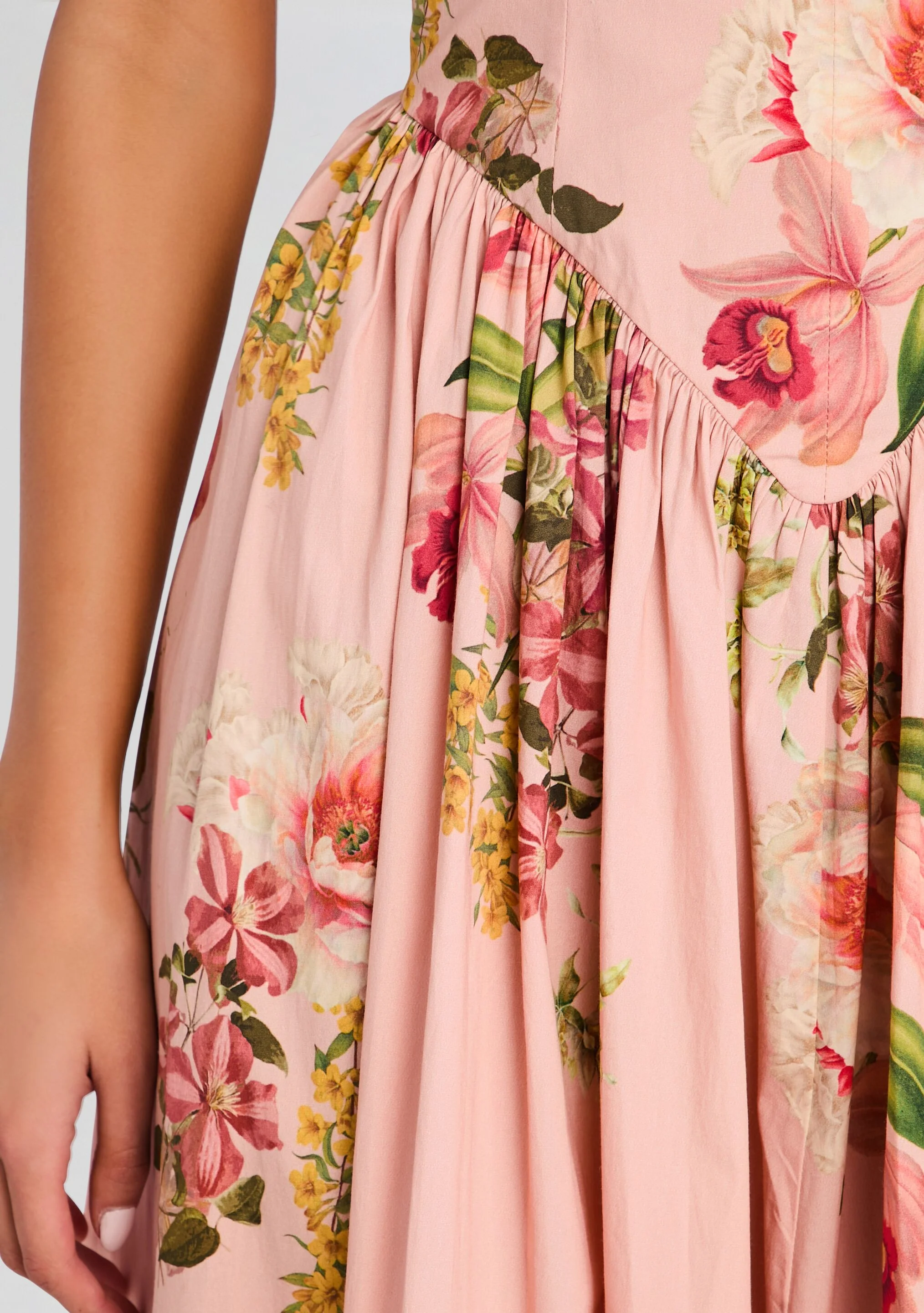 Ayla Corseted Midi Dress