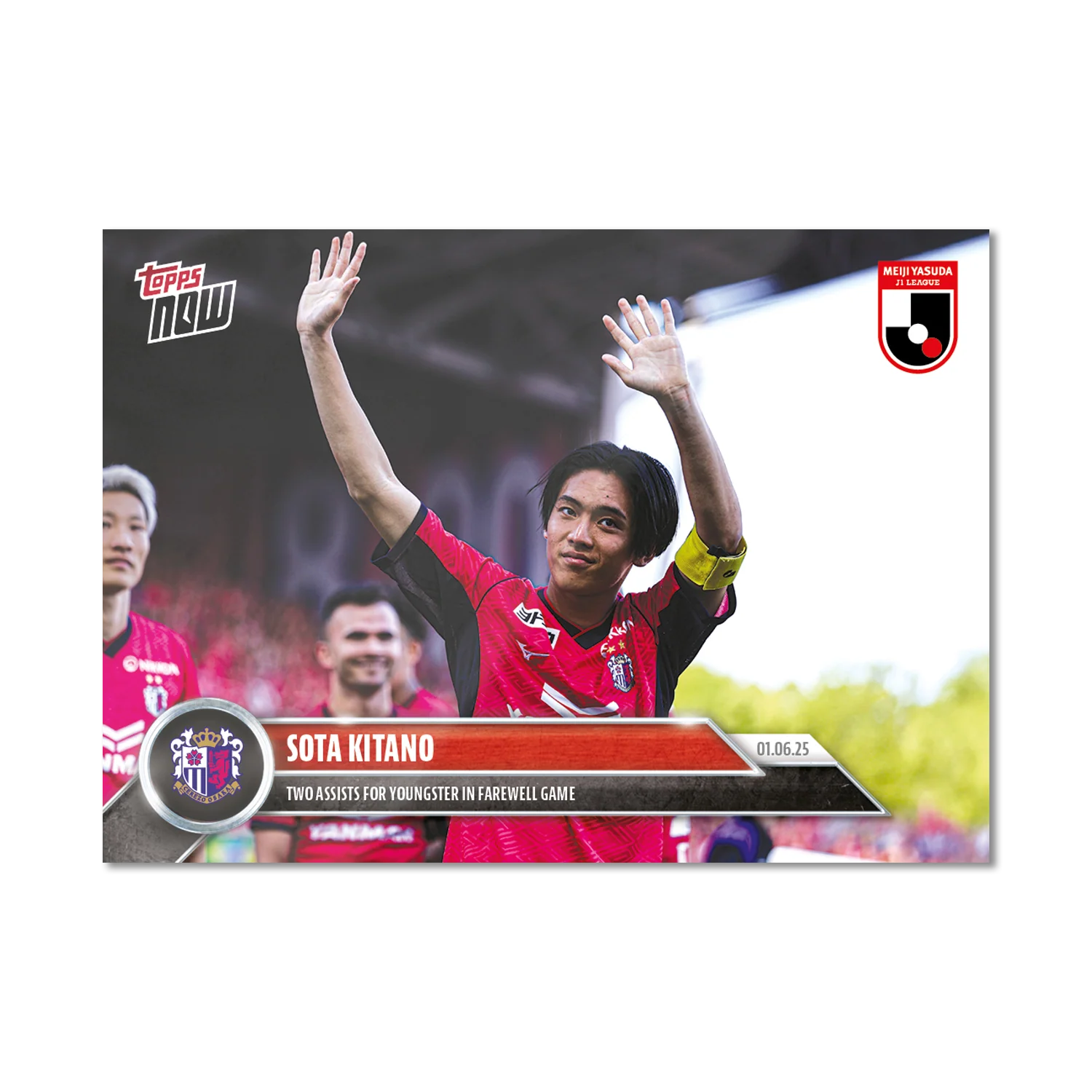 Sōta Kitano - 2025 J.League® Topps NOW® - Card 23
