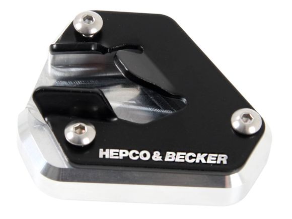 Hepco & Becker side stand extension - black/silverRef: Hbe02600A / 42117535 00 91