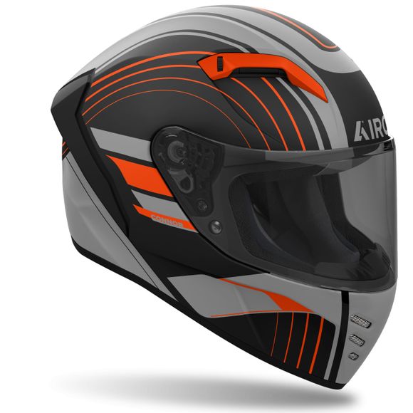 Airoh CONNOR Full-Face Helmet - ACHIEVE - Orange / BlackRef: AR1394