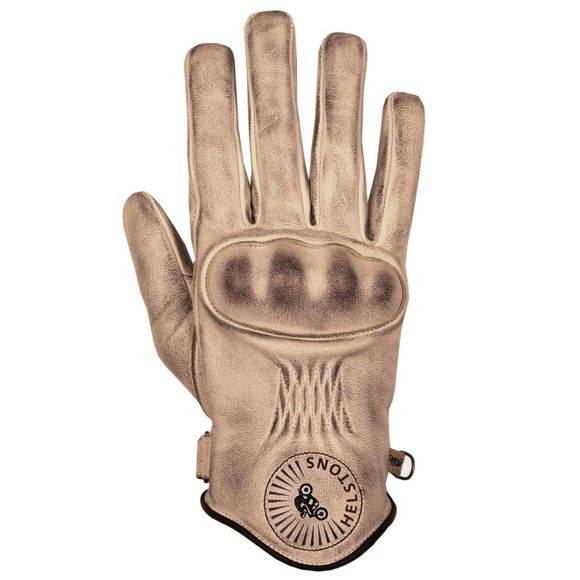 Gants Helstons SUN CUIR SOFT - Beige / NoirRef : HS0747