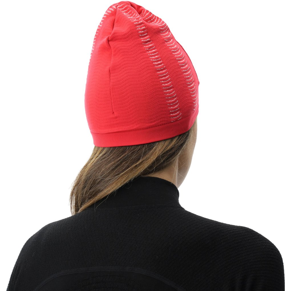 UYN Vibe Beanie - Geranium/White
