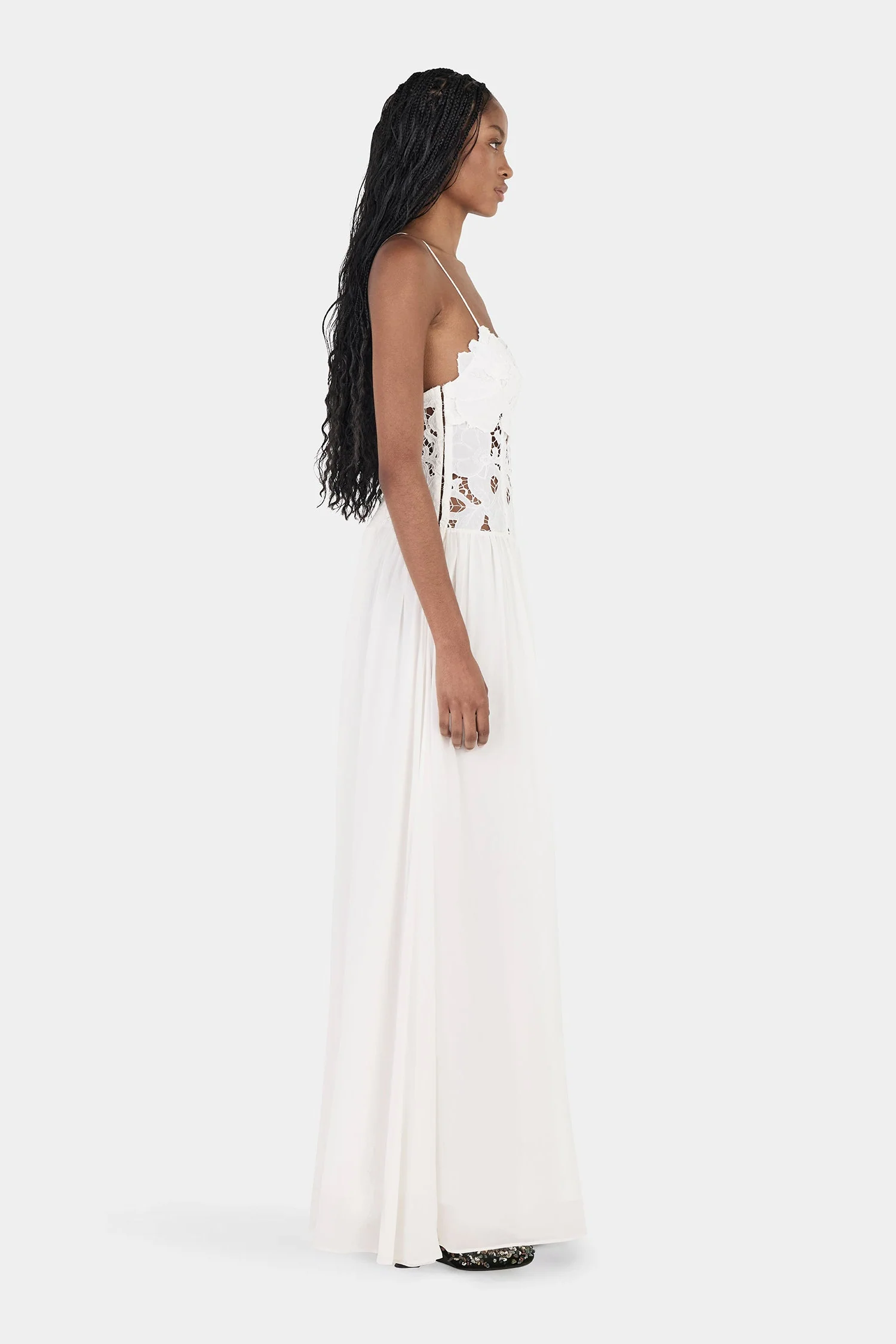 Stephanie Maxi Dress White