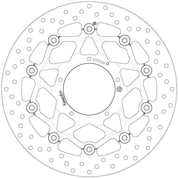 Brembo round floating brake discRef: 78B408B7