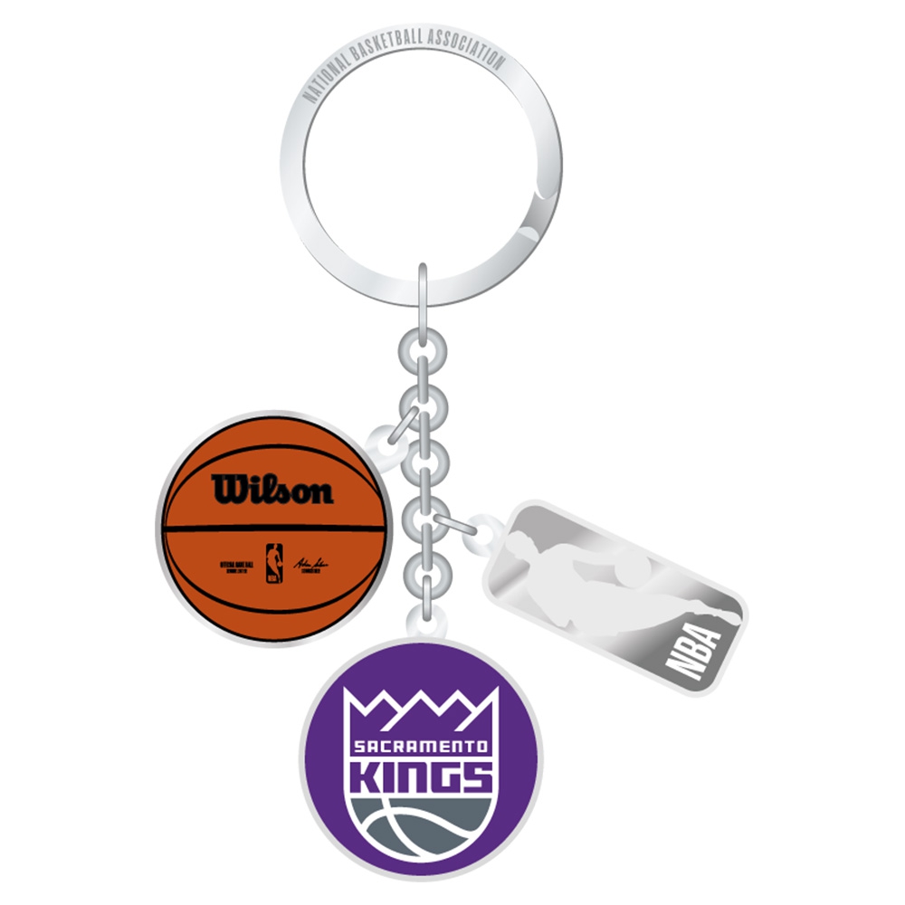 Sacramento Kings NBA Charm Key Ring