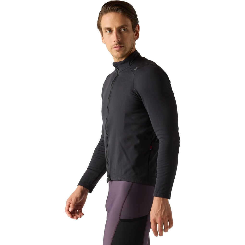 Velocio Luxe Thermal Long Sleeve Jersey Men - Black