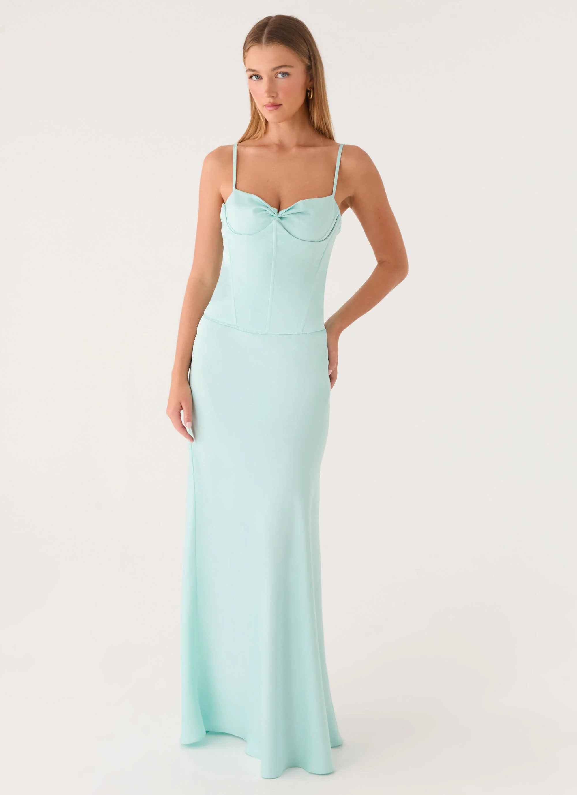 Merritt Maxi Dress - Aqua