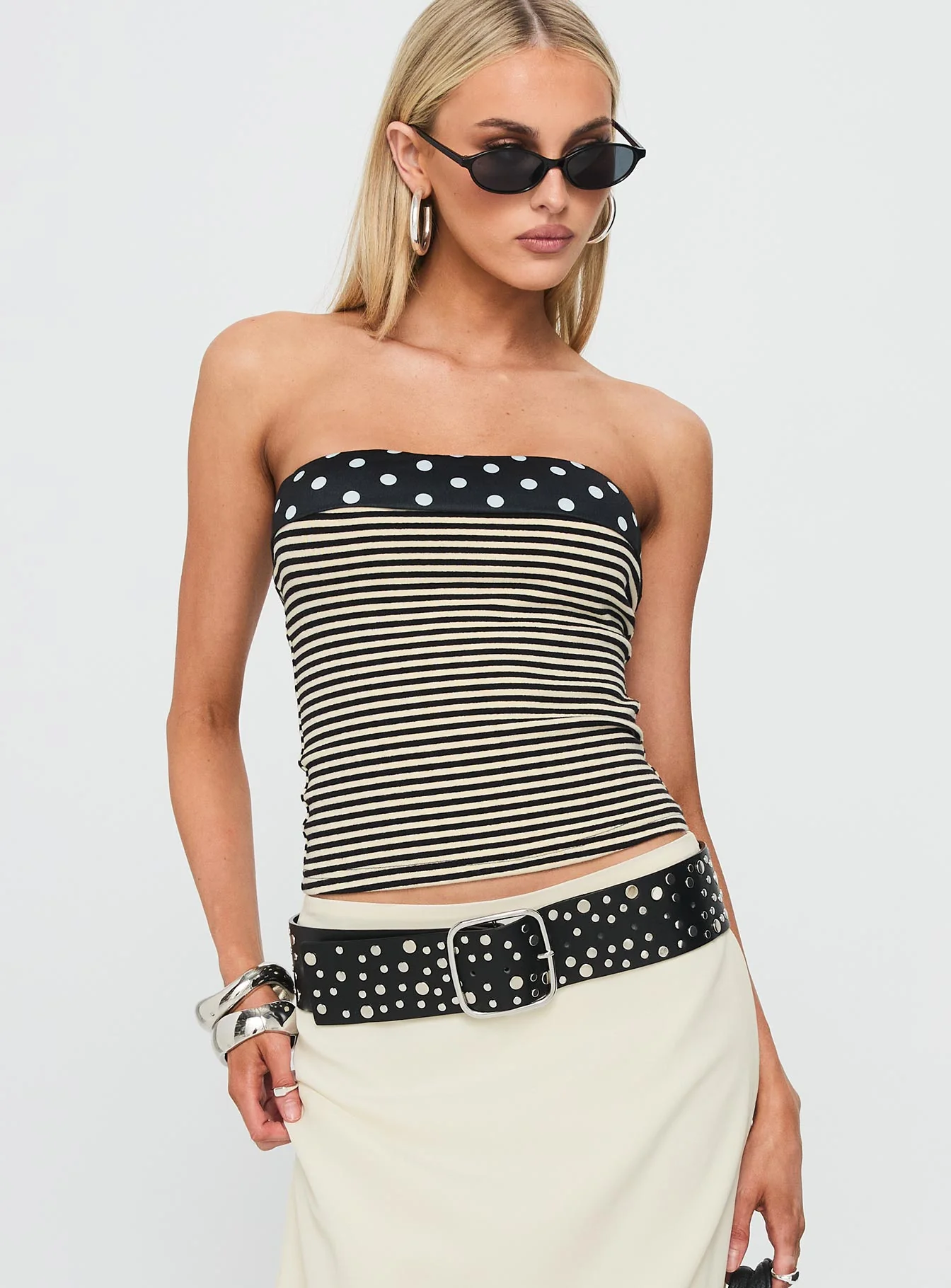 Virenna Strapless Top Multi