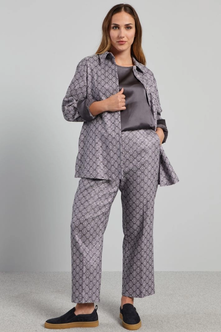 Jacquard tunic - LILAC BLACK ICE