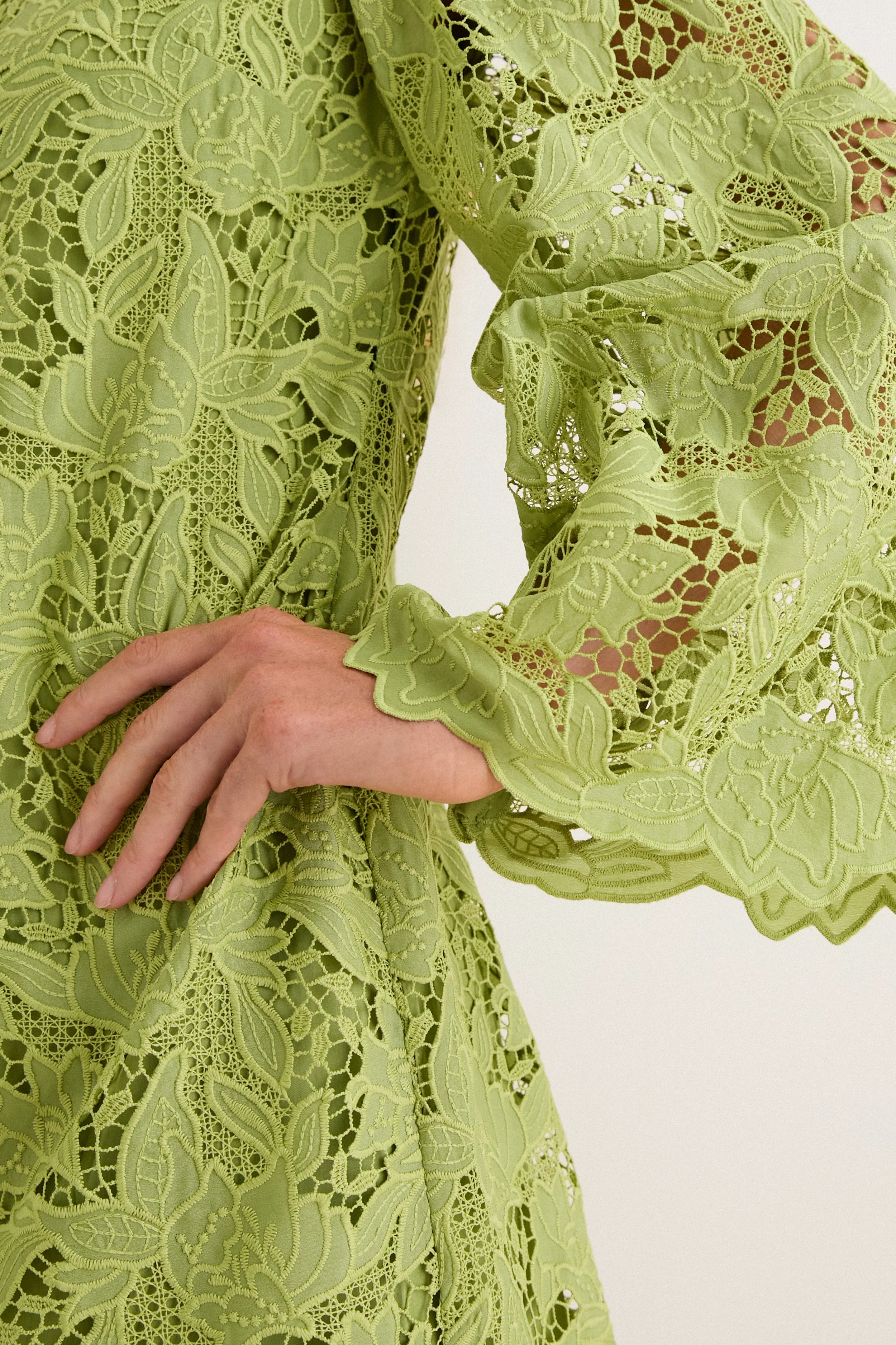 Olive Lace Livvy Mini Dress