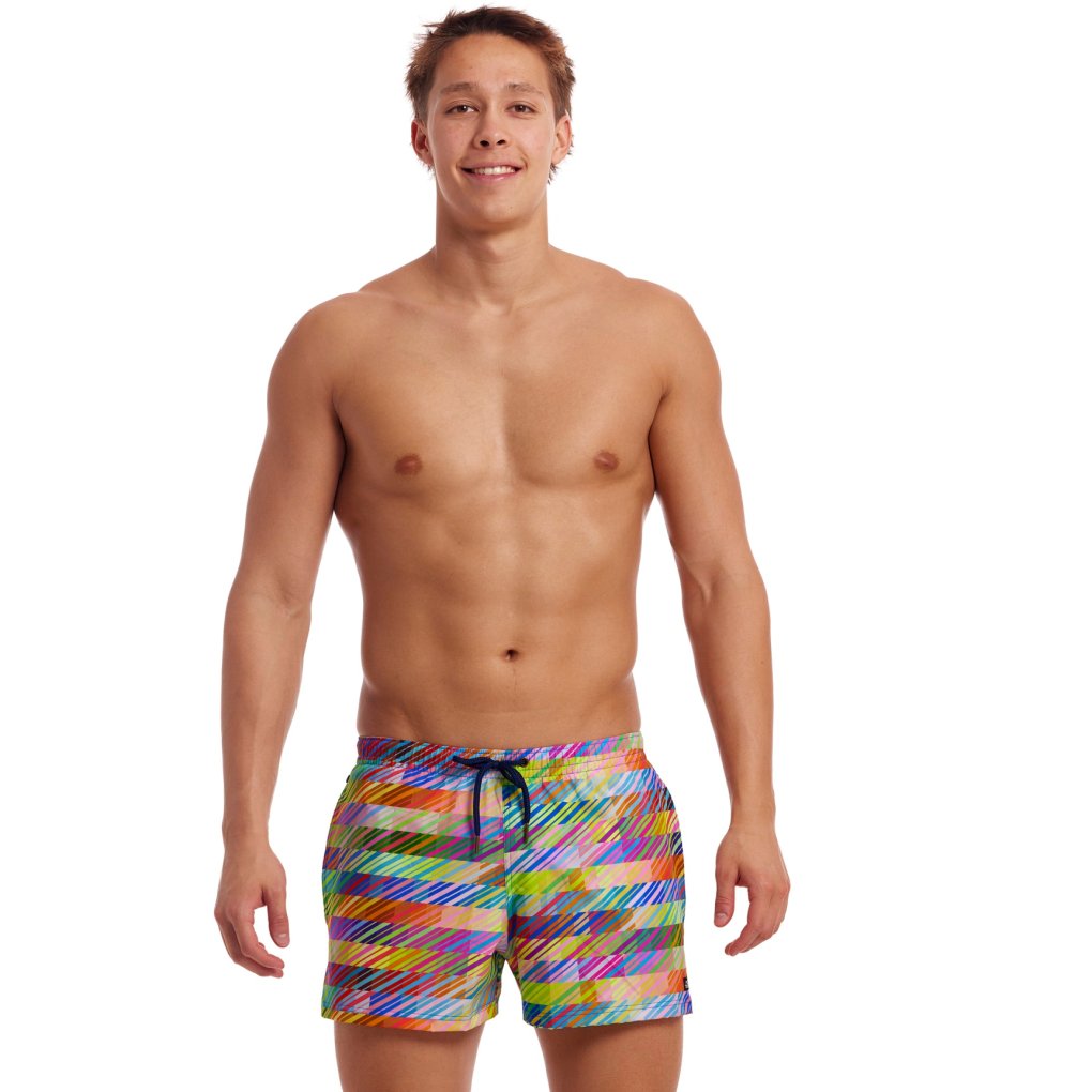 Funky Trunks Shorty Shorts Men - Static Stack
