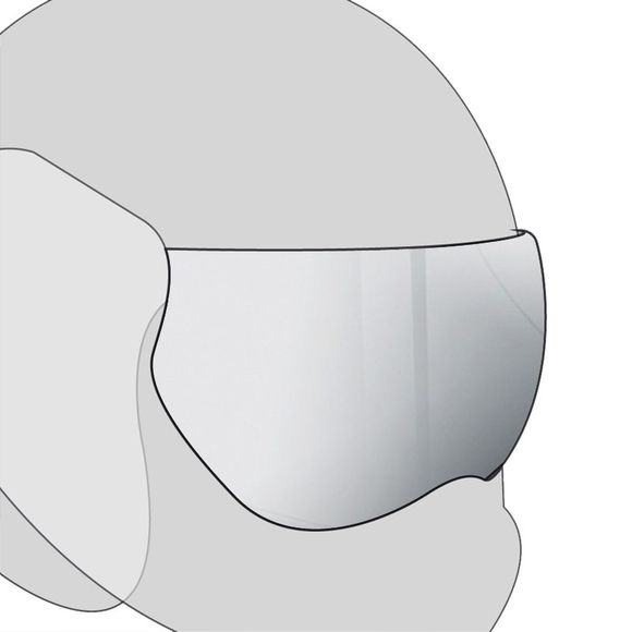 ROOF IRIDIUM helmet screen - RO38 ROVER - Gray / IridiumRef: Ro0101-C3451 / 10158200