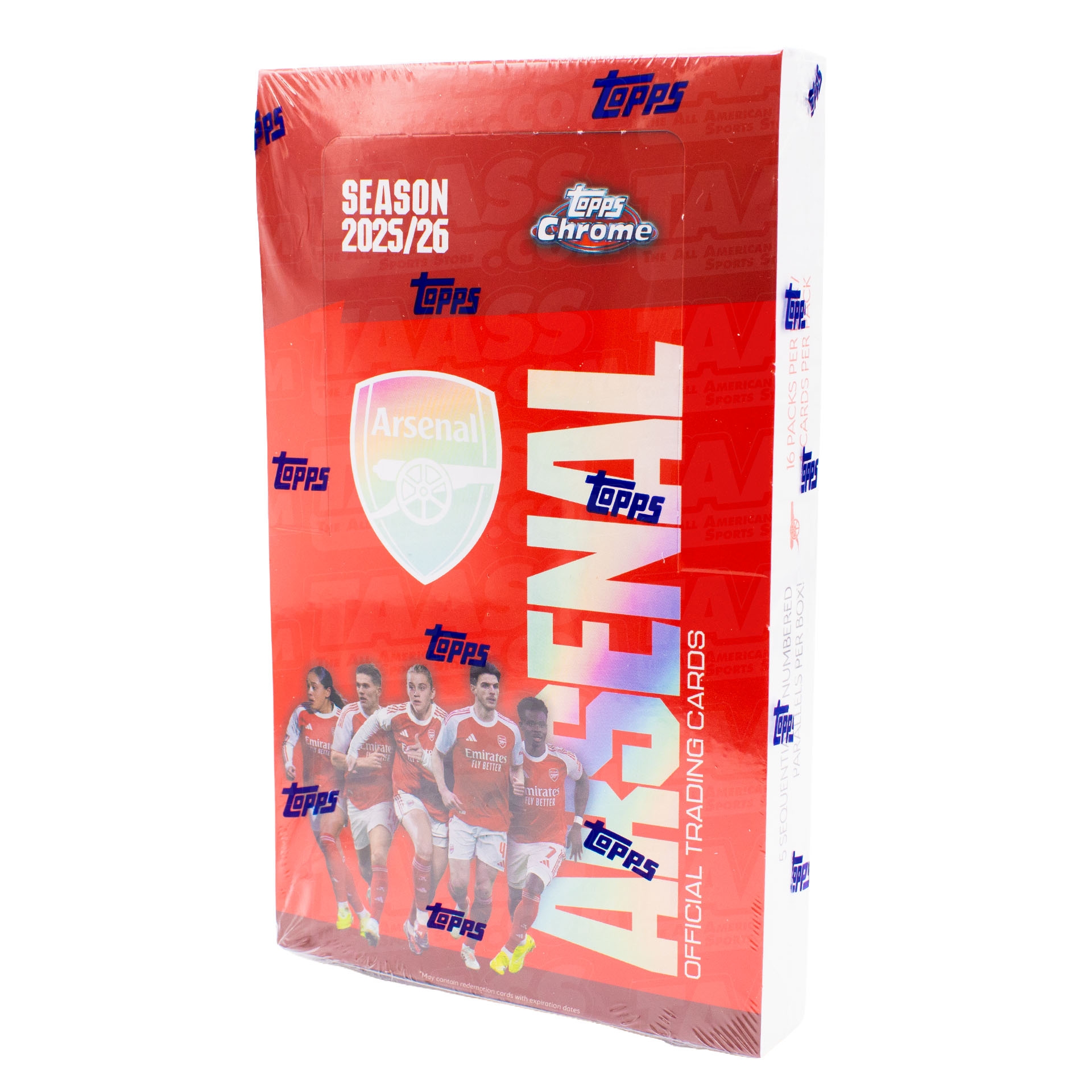 2025/26 Topps Chrome Arsenal London Hobby Box