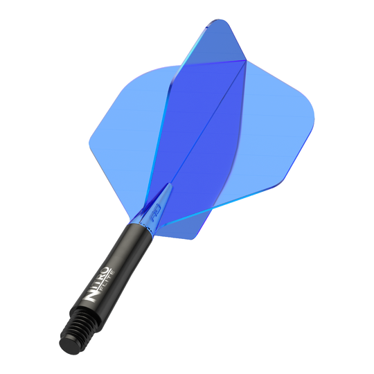 Red Dragon Nitroflite - Black Shaft Blue No2 Flights