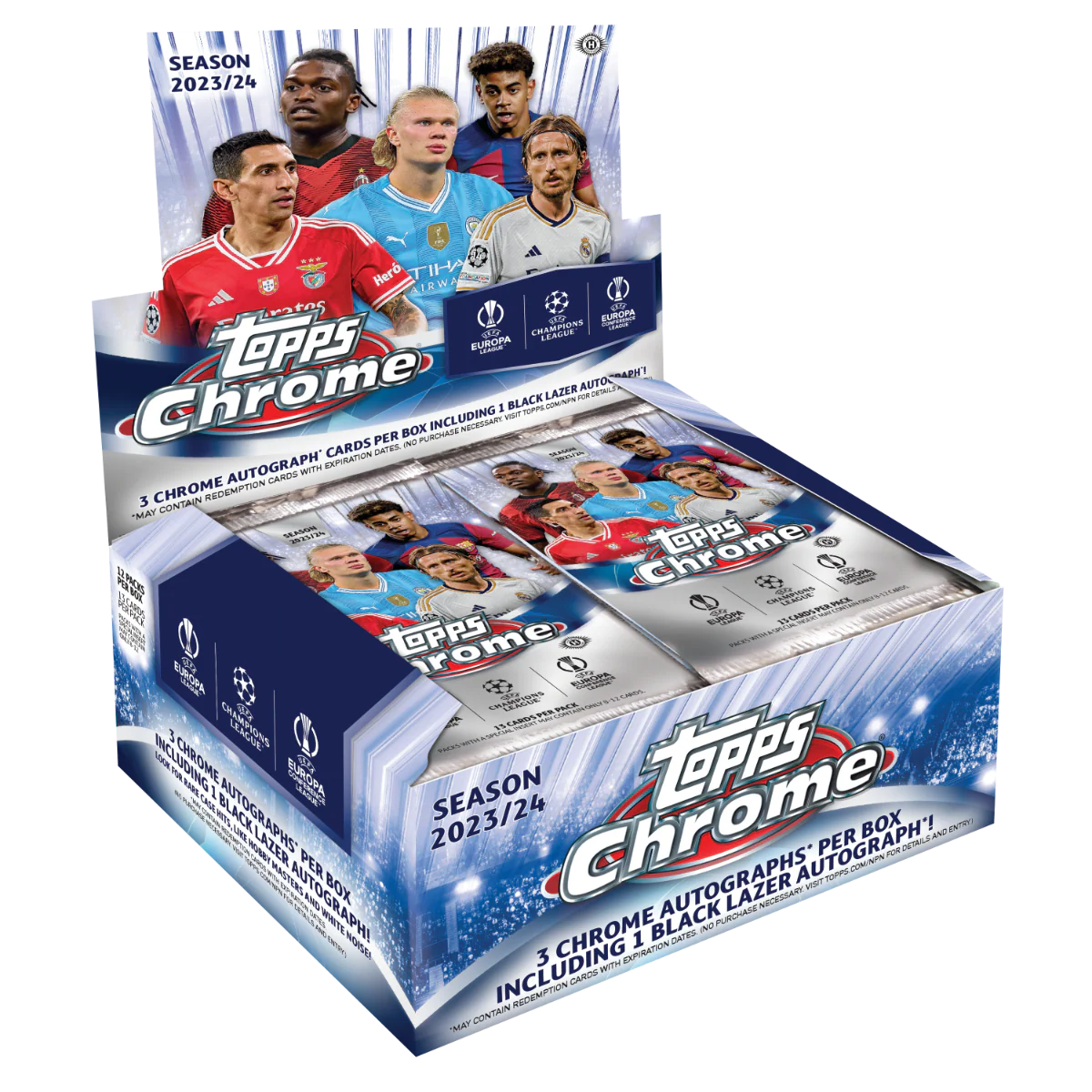 2023-24 Topps® Chrome UEFA Club Competitions - Jumbo Box