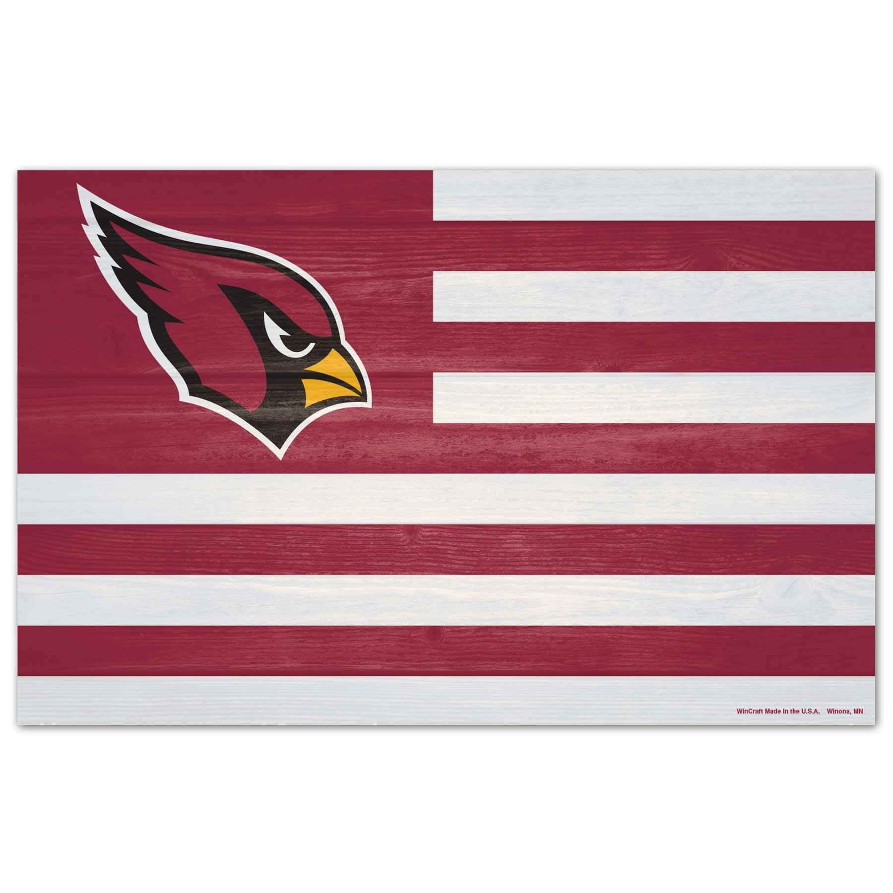 Arizona Cardinals WinCraft NFL Americana Wood Sign