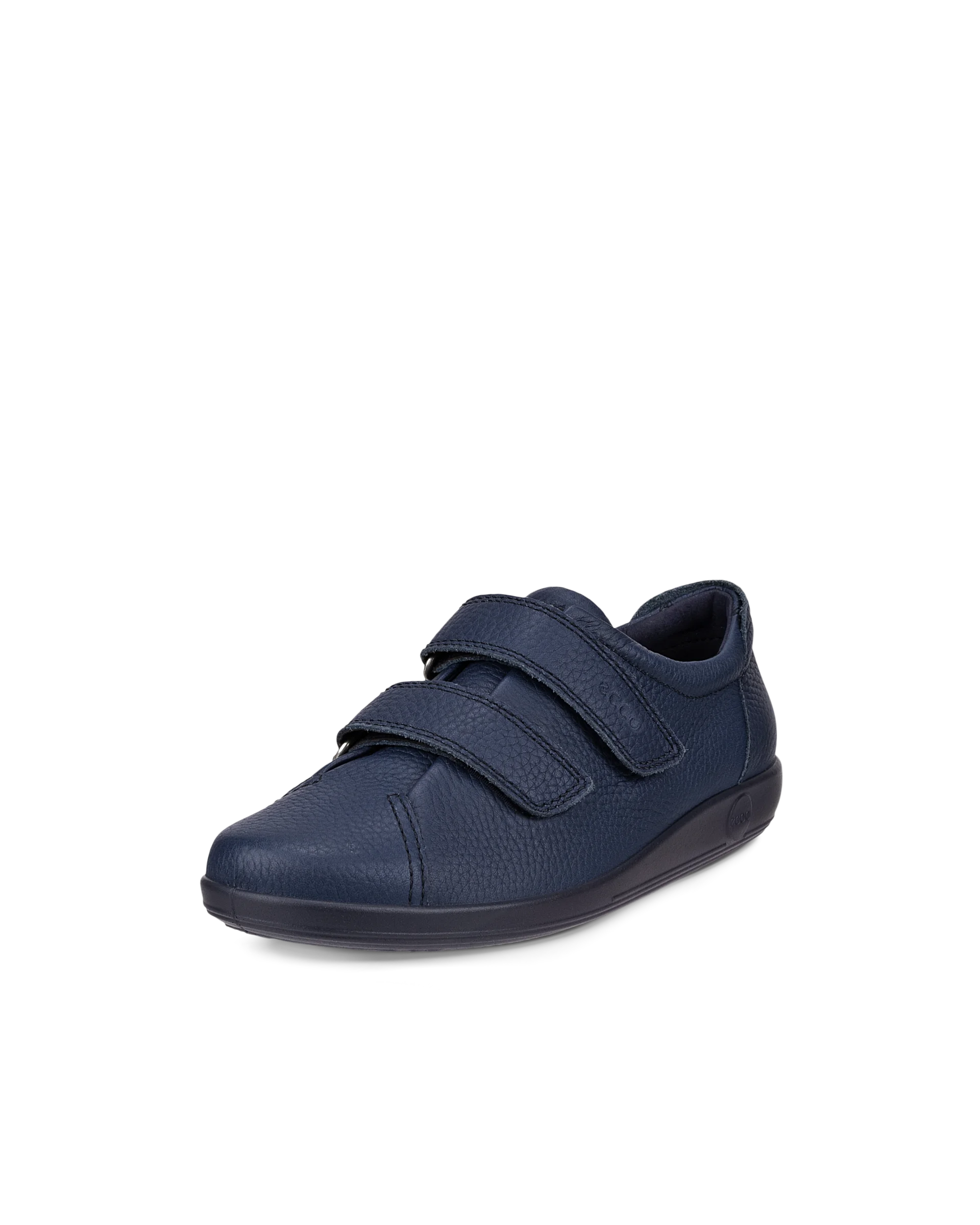 ECCO SOFT 2.0 Damen Ledersneaker Marineblau