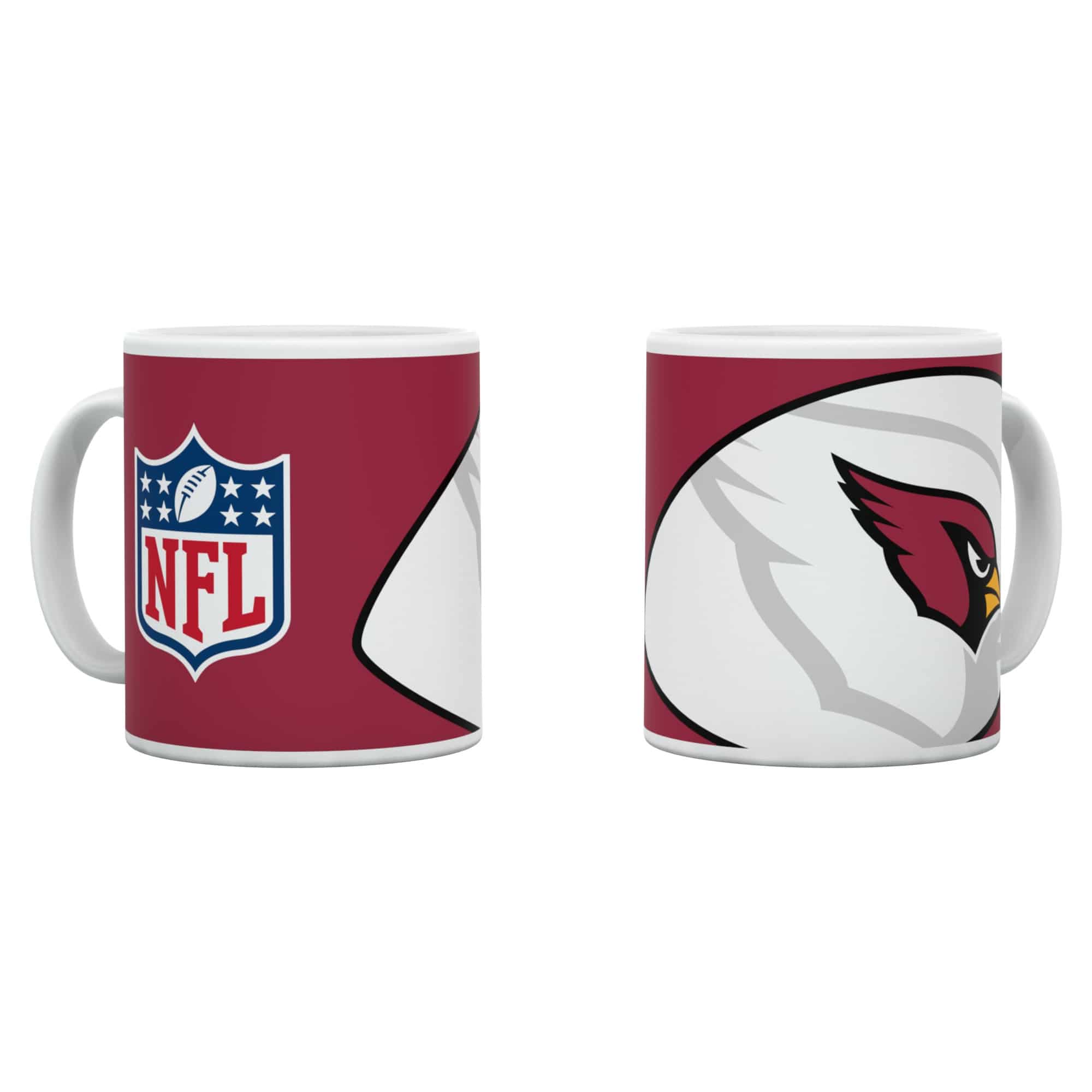 Arizona Cardinals Shadow Logo & Shield NFL Mug (330 ml)