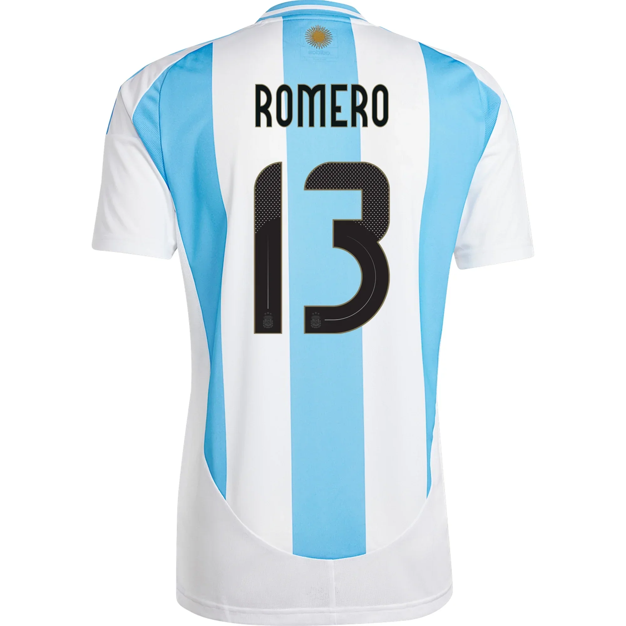 Argentina Cristian Romero Home Jersey 24/25 (White/Blue Burst)