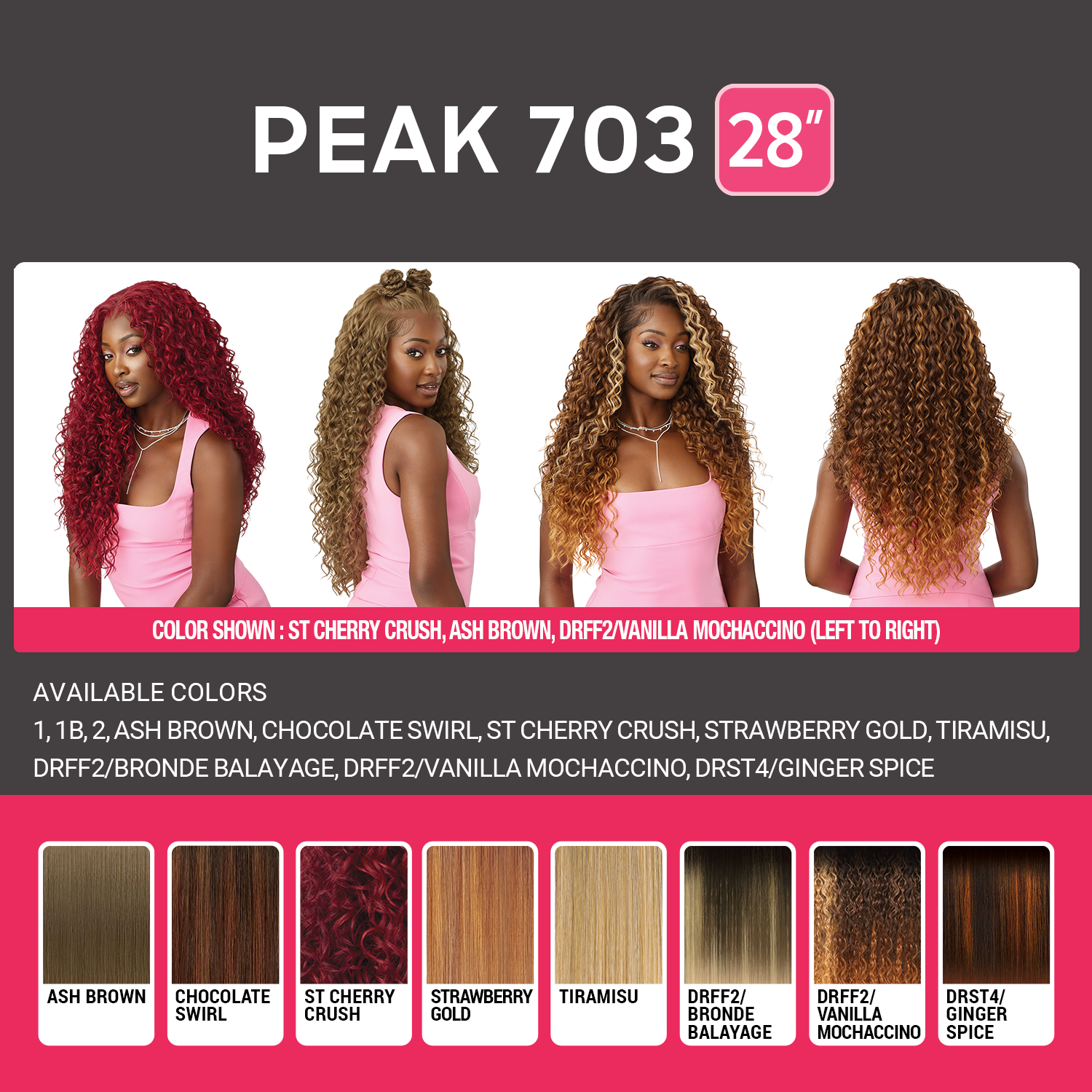 Outre HD Lace Frontal Wig Perfect Hairline Glueless Fully Hand-Tied 13X6 True Frontal Peak 703