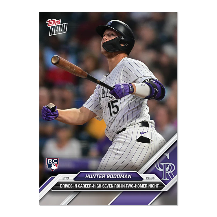 Hunter Goodman - 2024 MLB TOPPS NOW® Card 691
