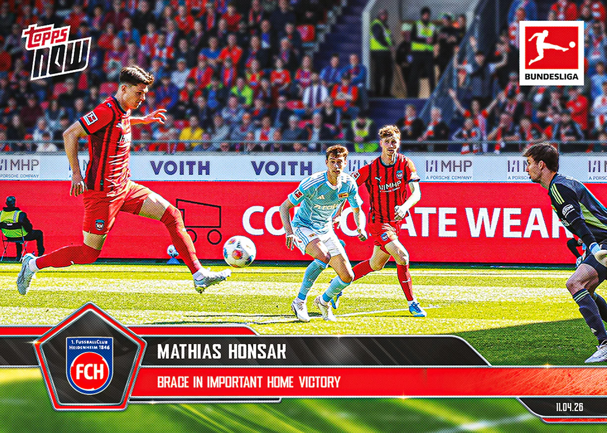 Mathias Honsak - 2025-26 Bundesliga Topps NOW® - Card 168