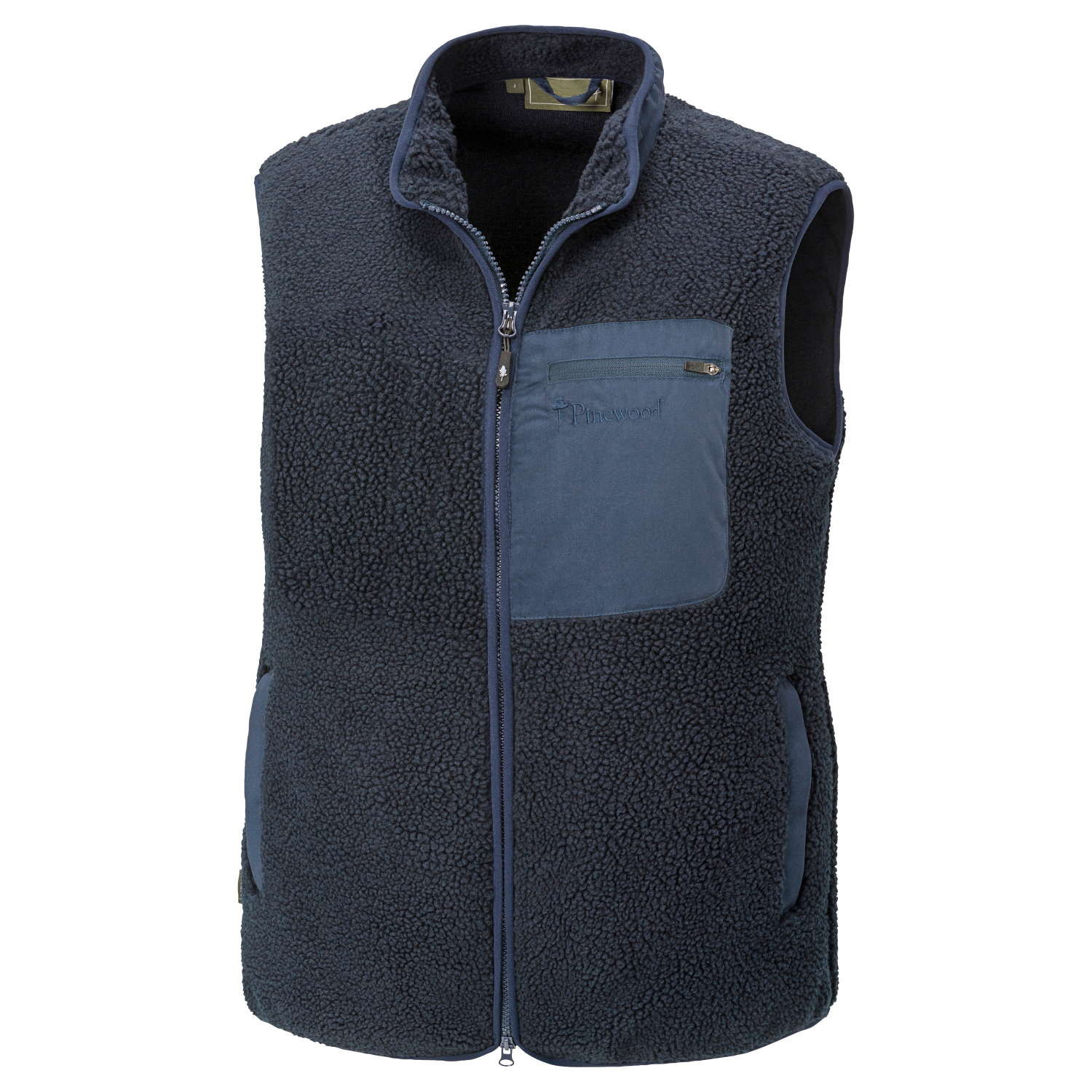 Pinewood Pile Vest Men (D.Navy)