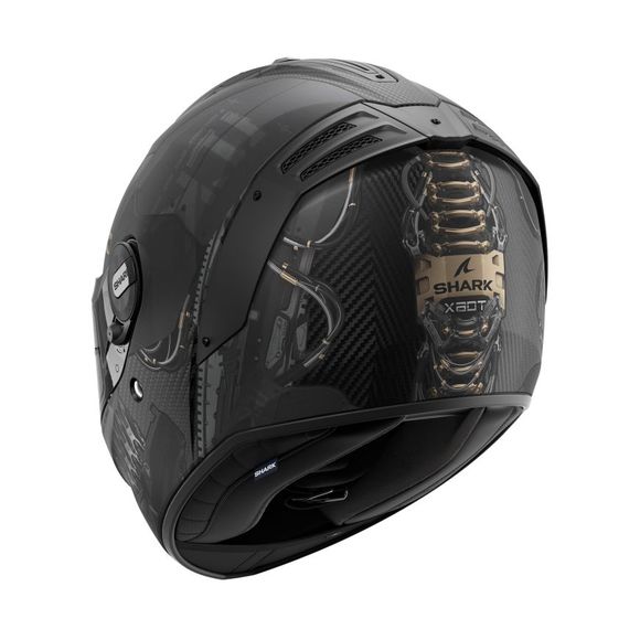 Shark SPARTAN RS CARBON XBOT Full-Face Helmet - Black / GreyRef: Sh1712-Cdac