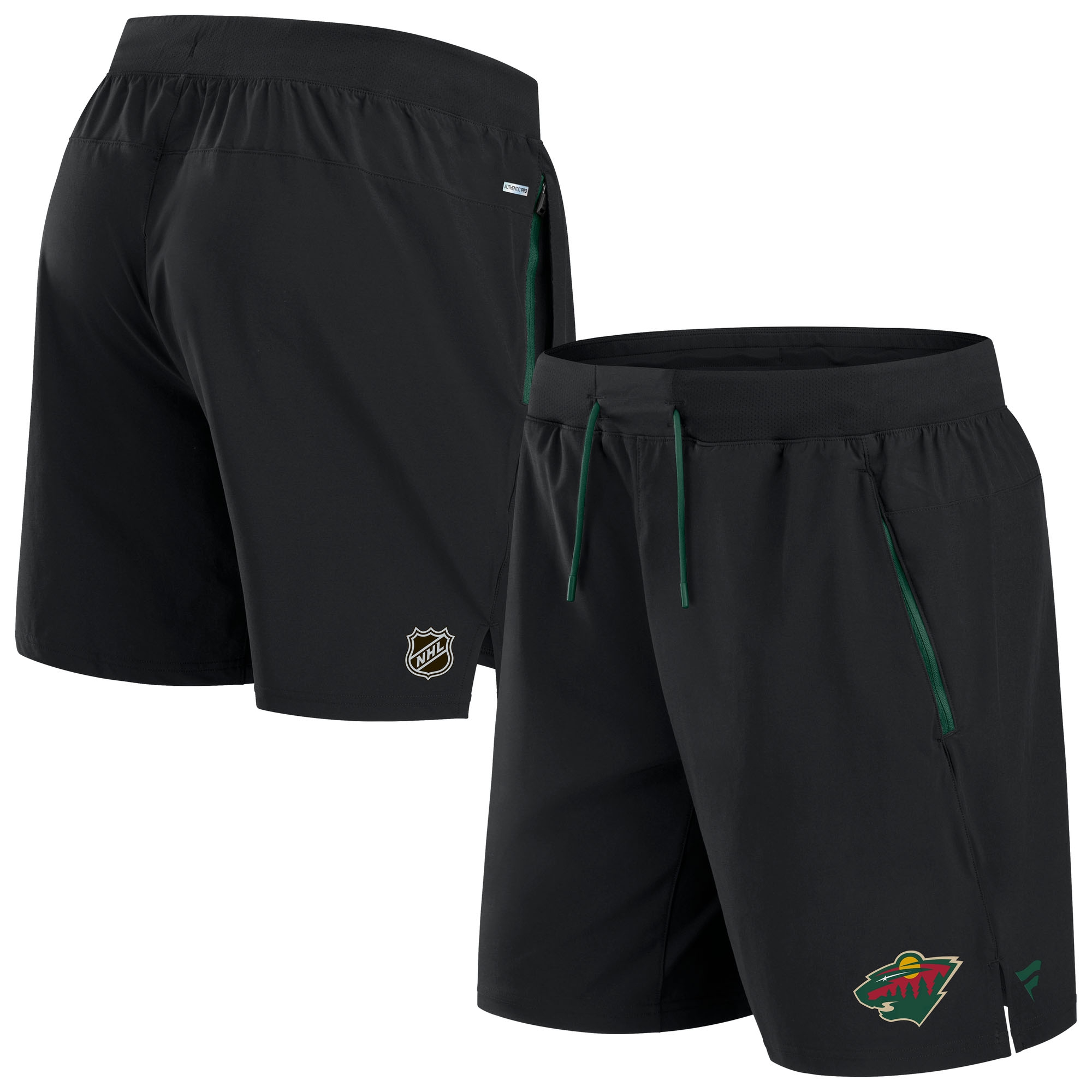 Minnesota Wild 2024/25 Authentic Pro Locker Room NHL Shorts Black