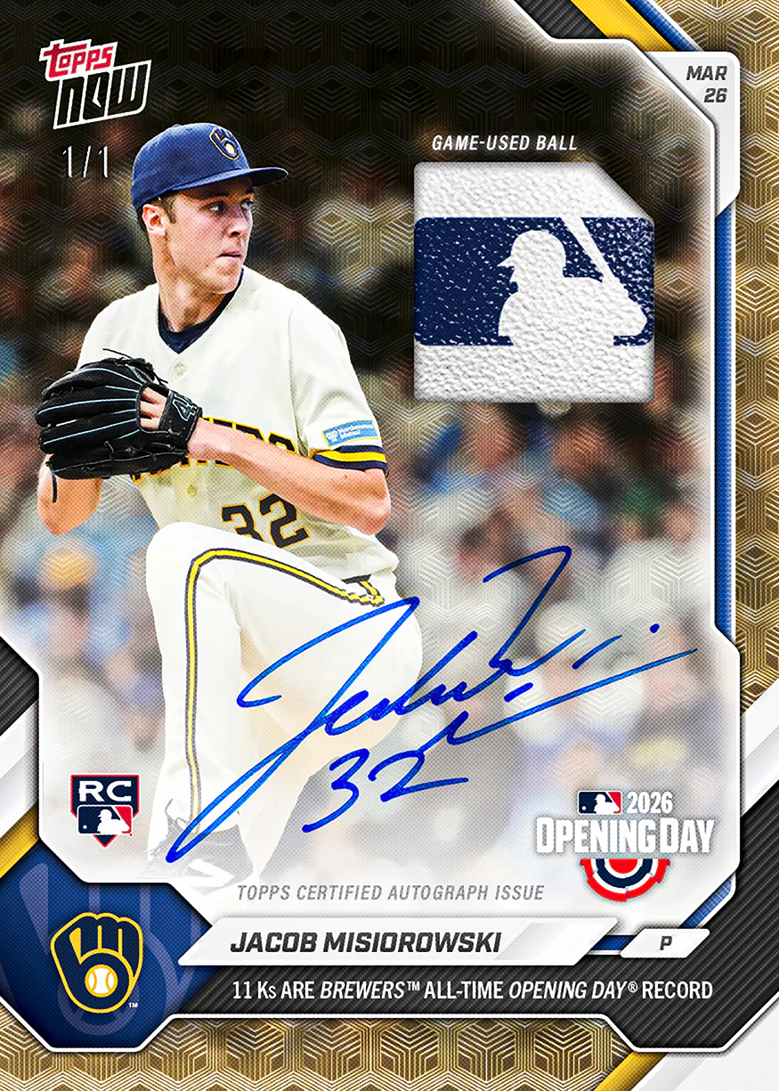 Jacob Misiorowski - 2026 MLB Topps NOW® - Card 4