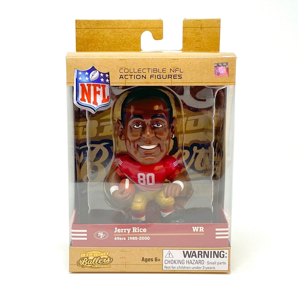 Jerry Rice San Francisco 49ers Big Shot Ballers Legends NFL Figure