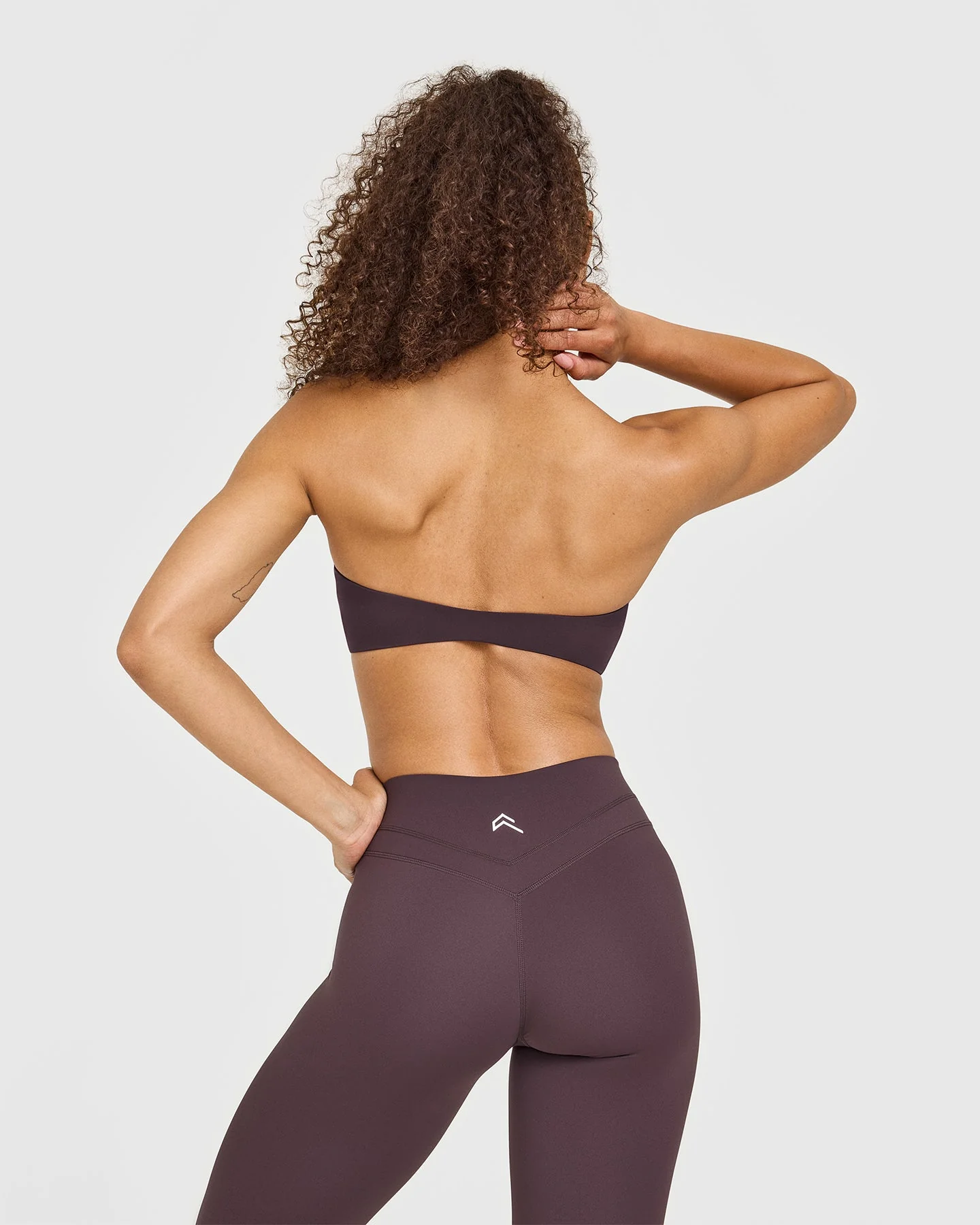 UnifiedMove™ Micro Bandeau Bralette | Dark Umber Brown