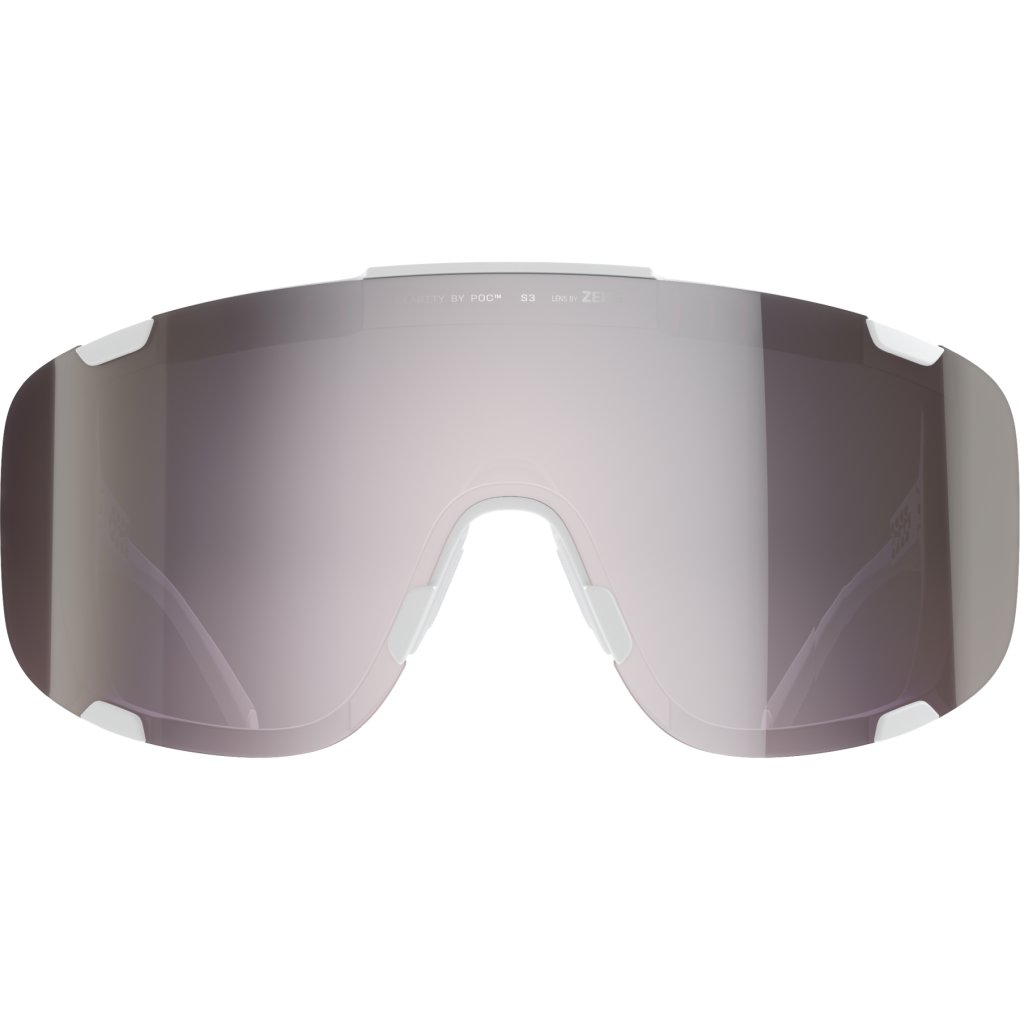 POC Devour Glasses - Hydrogen White - Clarity Road/Sunny Silver | Clear