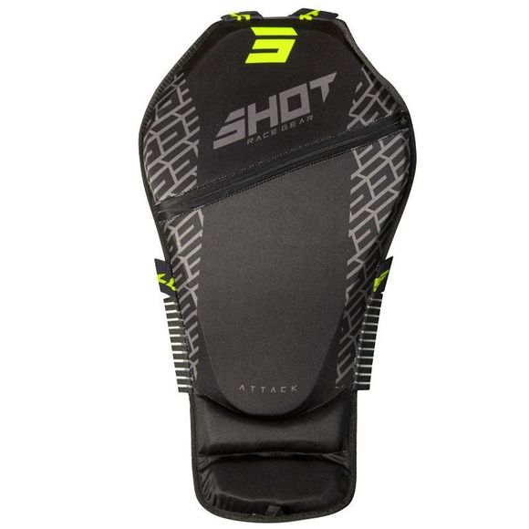 Shot ATTACK 2024 Back Protector - Black / YellowRef: SO2544