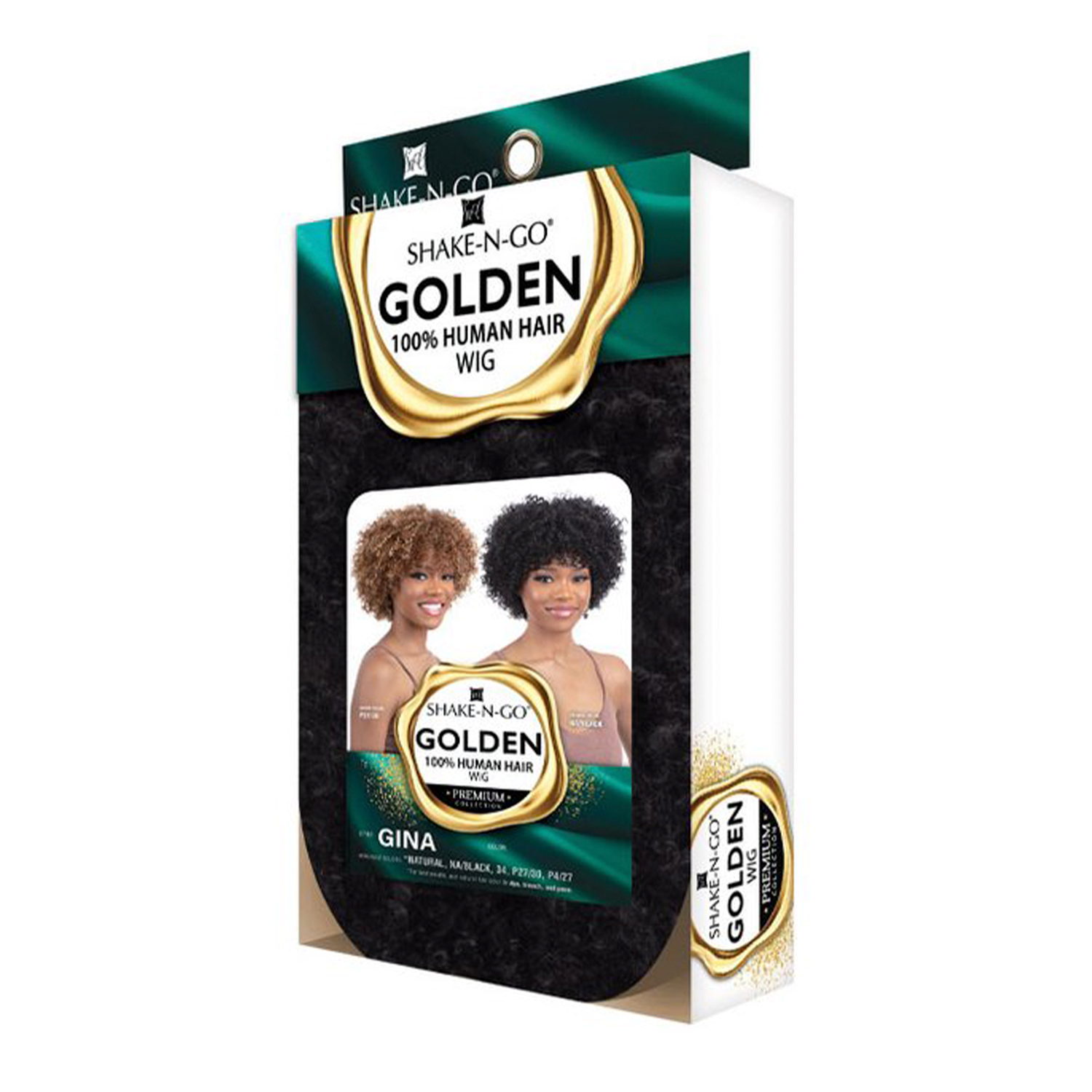 Shake-N-Go Human Hair Wig Golden Gina