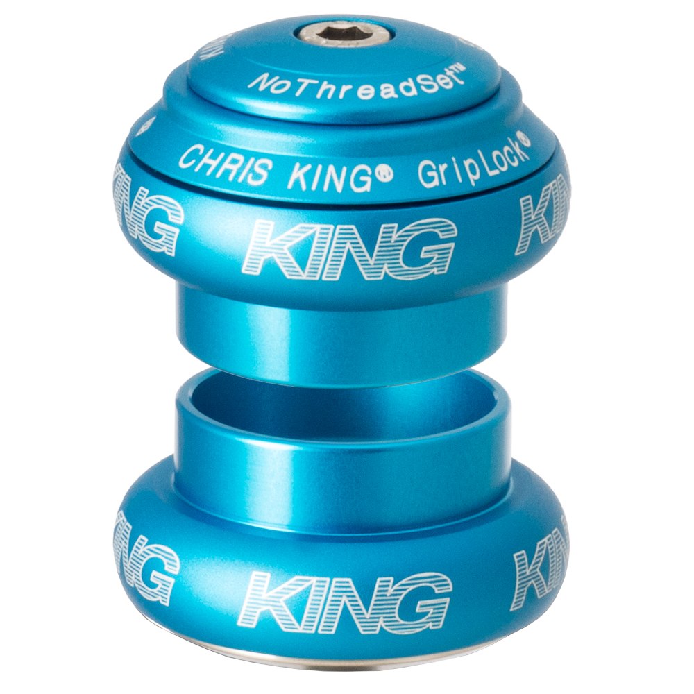 Chris King NoThreadSet Grip Lock Headset 1 1/8 inch - EC34/28.6 | EC34/30 - Classic Logo Print - different colors