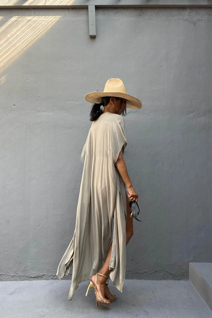 Flowy Mesh Bikini Cover Up