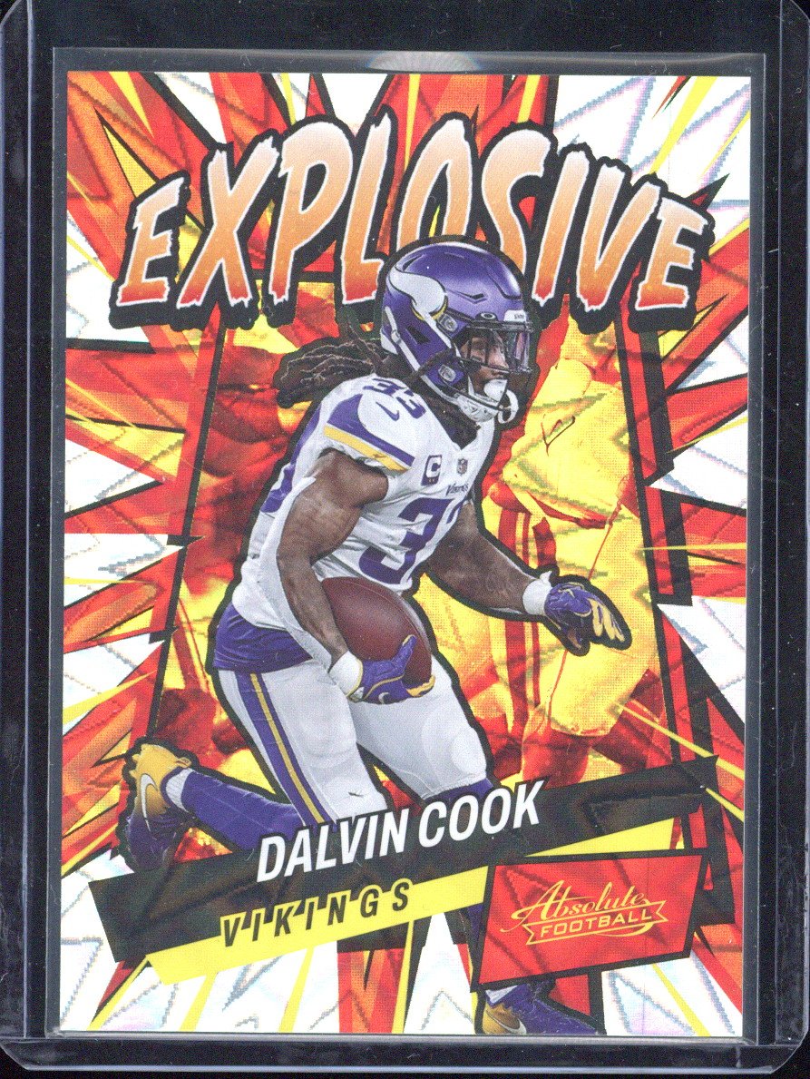 2022 Panini Absolute Football Dalvin Cook Explosive