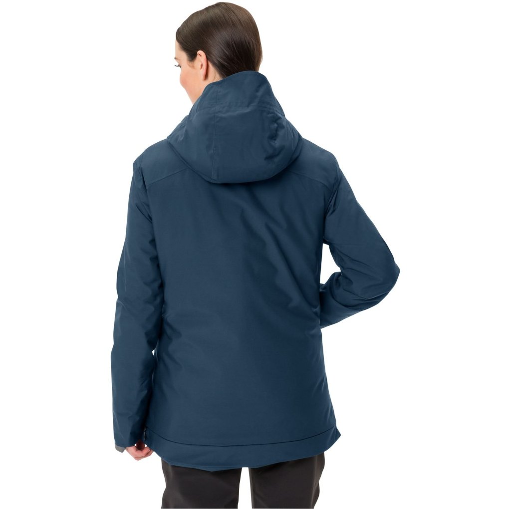 Vaude Cyclist Warm Rain Jacket Women - dark sea