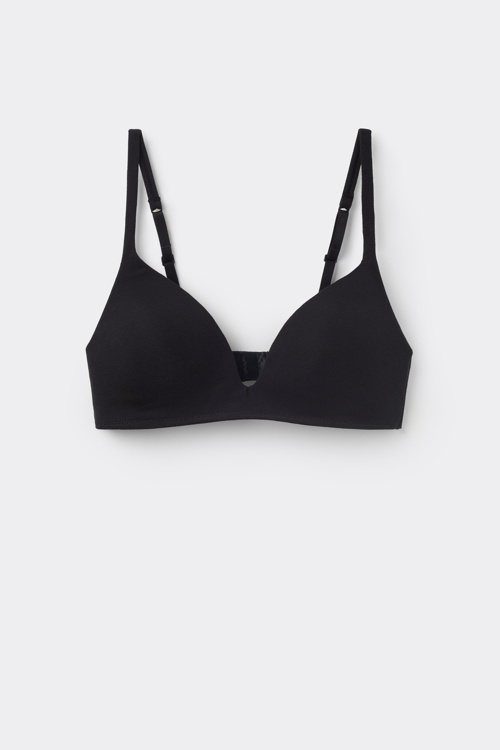 London Lightly Padded Triangle Bra in Organic Cotton