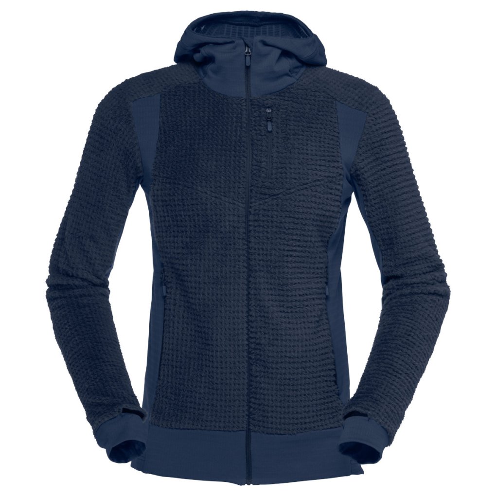 Norrona falketind Alpha120 Zip Hood Jacket Women - Indigo Night