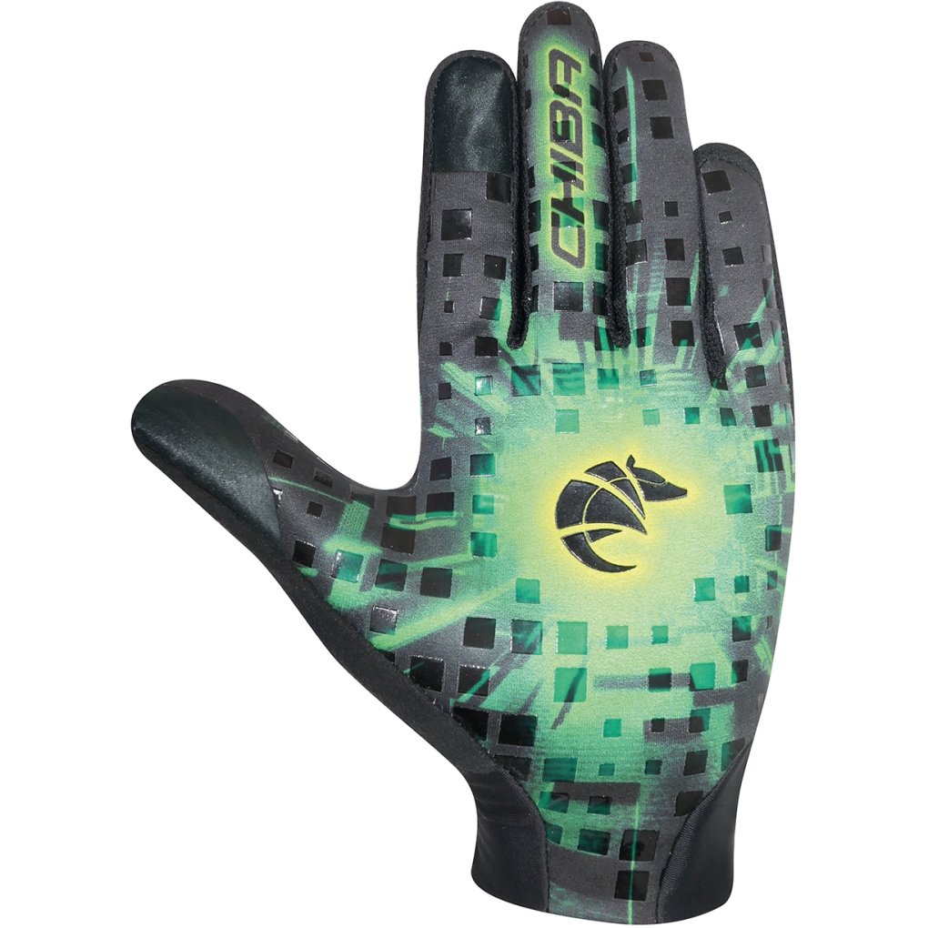 Chiba Downhill Cycling Gloves Kids - black/green