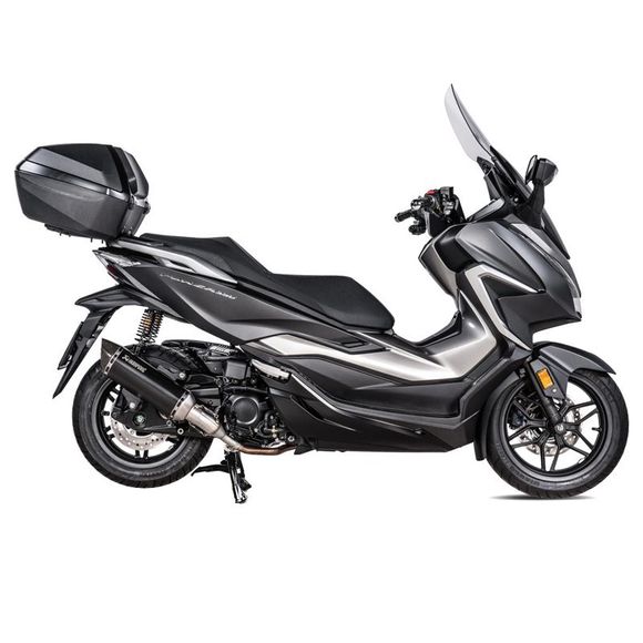 Silencieux Akrapovic acier noir embout carboneRef : S-H3SO8-HRSSBL / 18114245