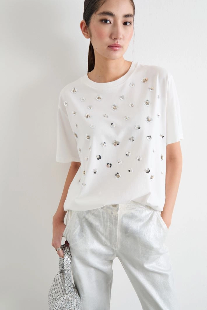 Printed T-shirt - WHITE