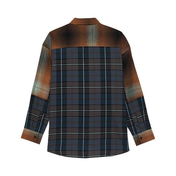 Fox OVERSIZED FLANNEL SHIRT WOMEN'S - GreyRef: FX5025